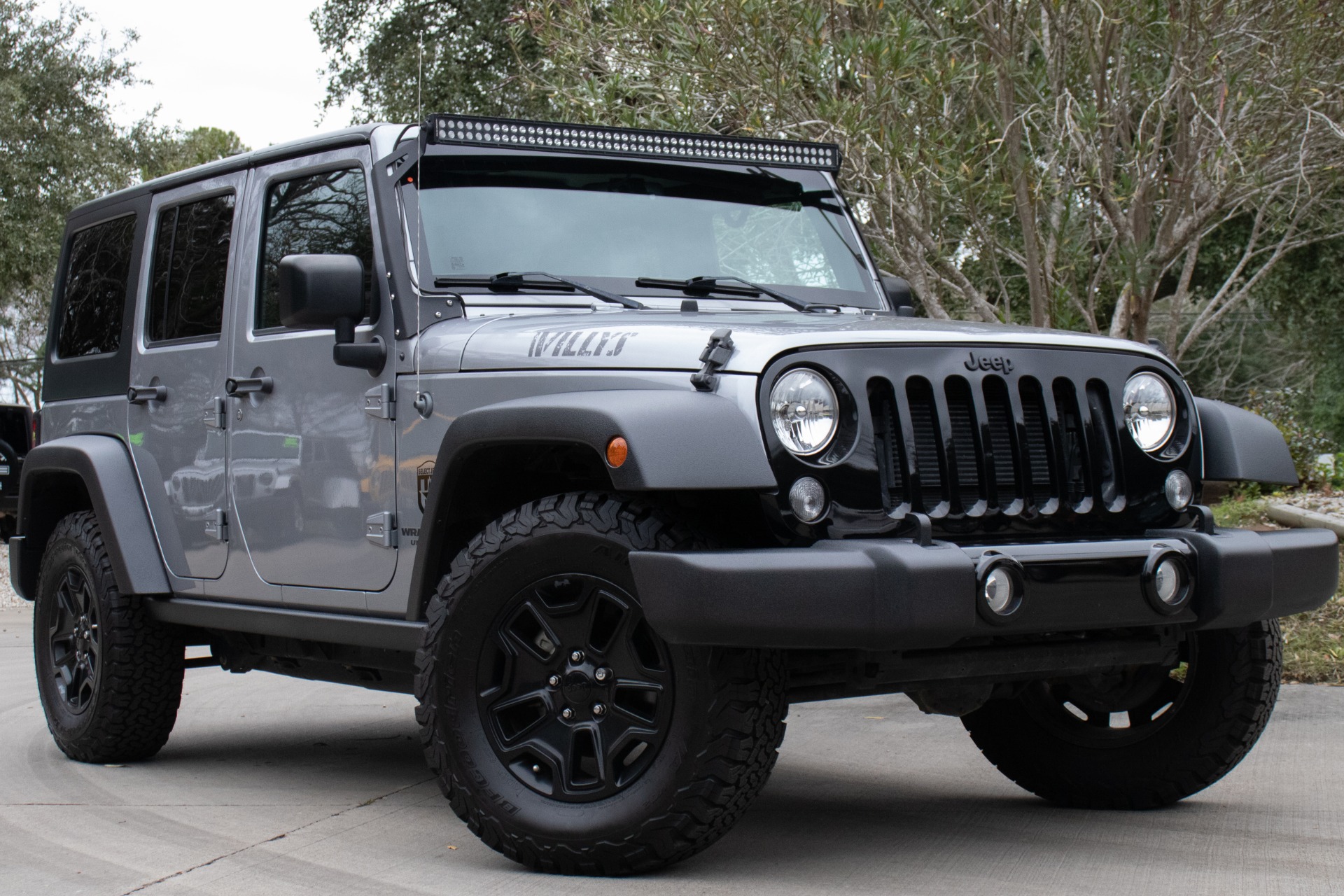 Used 2016 Jeep Wrangler Unlimited Willys Wheeler For Sale ($27,995) |  Select Jeeps Inc. Stock #190224