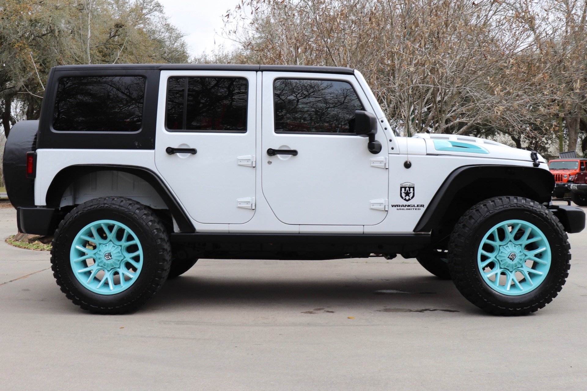 Used 2015 Jeep Wrangler Unlimited Willys Wheeler Edition For Sale ($28,995)  | Select Jeeps Inc. Stock #628485