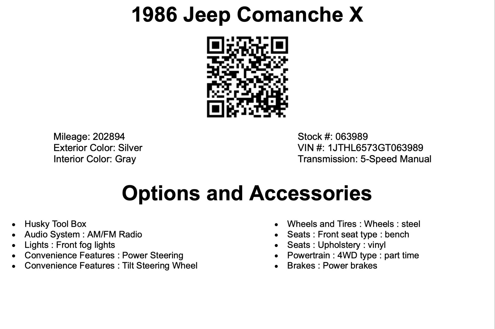 Used-1986-Jeep-Comanche-X